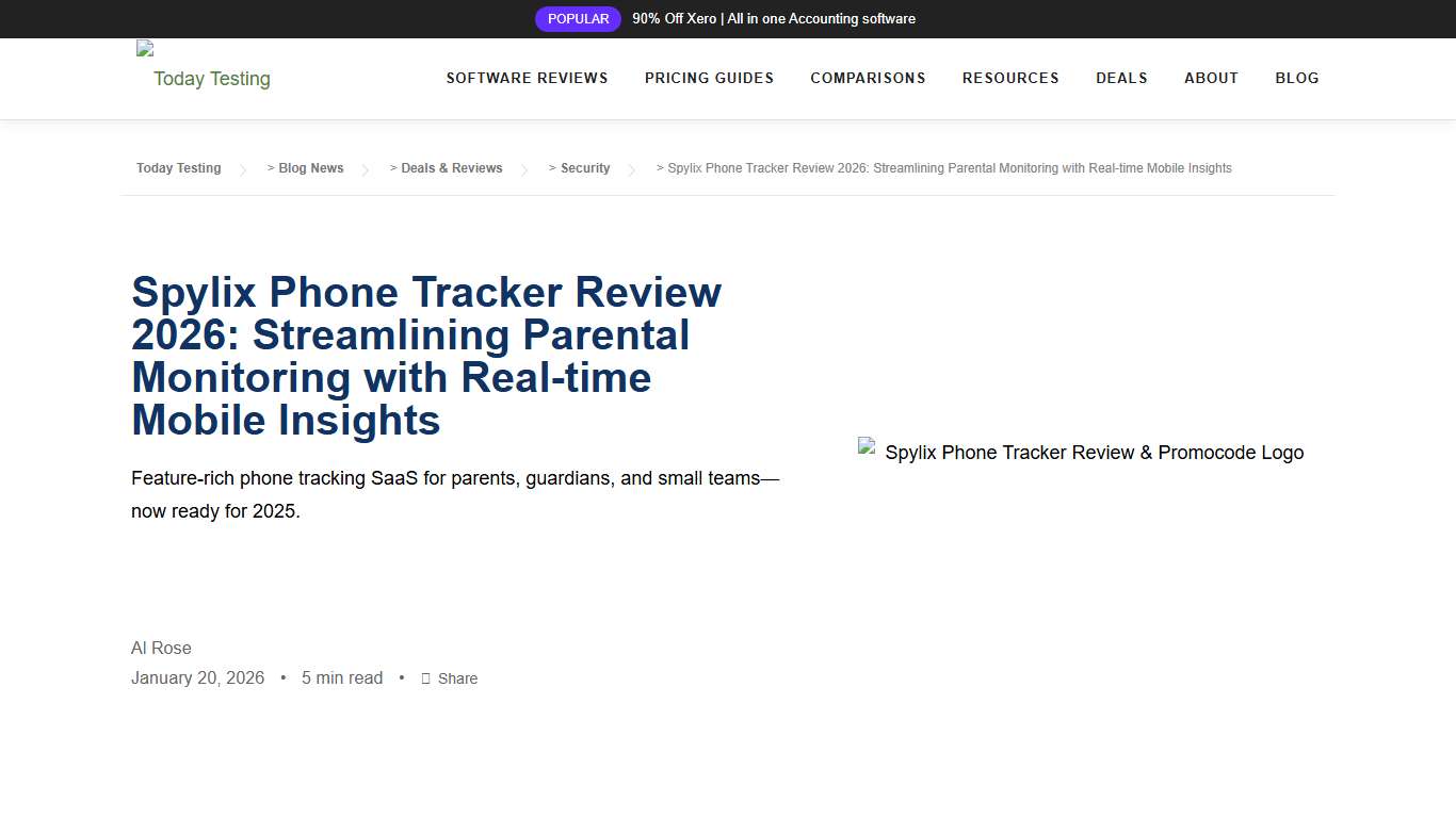 Spylix Phone Tracker Review (2026): Features, Pricing, Alternatives